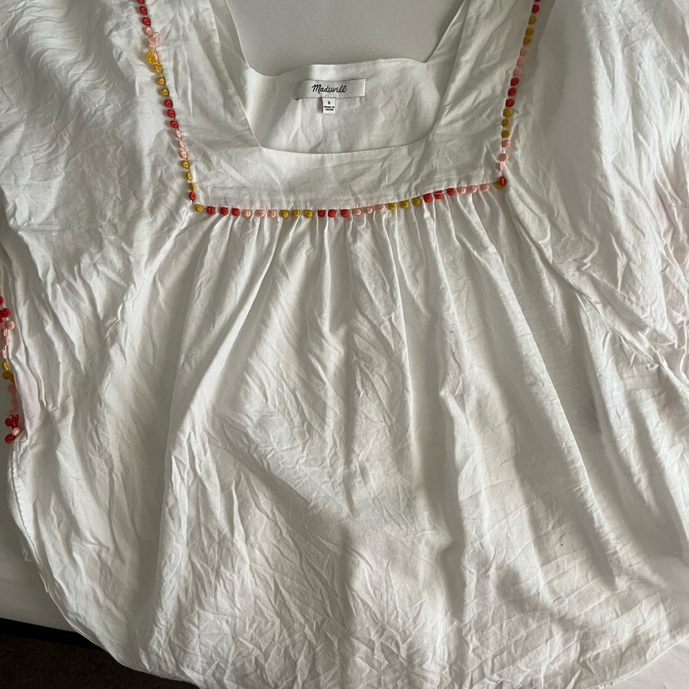 Madewell white top